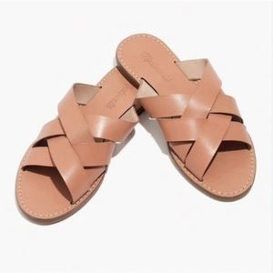 Madewell The Boardwalk Woven Slide Sandal - Size 8.5